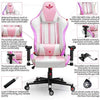 HopeRacer-Posa-LED-Pink-Gaming-Chair-with-Massager