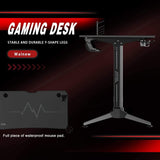 Y-Shape Frame Gaming Desk - hoperacer.com