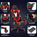 Massage Gaming Chair  High Back