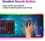 HopeRacer RGB Anti-Slip Rubber Base Gaming Mouse Pad - hoperacer.com