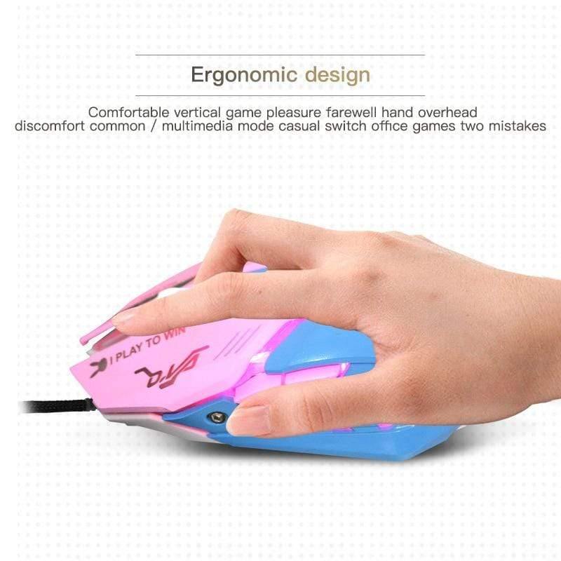 HopeRacer Pink Wired USB Mouse With Backlight – hoperacer.com
