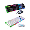 HopeRacer Lightweight Wired Keyboard and Mouse Set Led Optical Backlight Mouse Low Latency - hoperacer.com