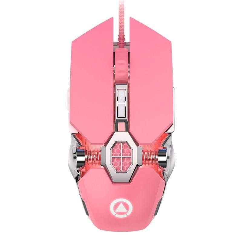 HopeRacer Pink Wired Gaming Mouse 7 Keys Backlit – hoperacer.com