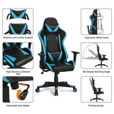 HopeRacer Leather Swivel Gaming Chair