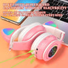 Bluetooth LED Cat Ear Gaming Headphones