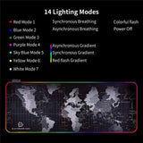 HopeRacer Gaming Mouse Pad With LED Light World Map - hoperacer.com