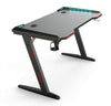 HopeRacer Nix Gaming Desk Computer Table  with Cup Holder & LED Light - hoperacer.com