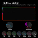 HopeRacer RGB Glowing LED  Gaming Mouse Pad - hoperacer.com