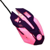  Pink Wired USB Mouse With Backlight